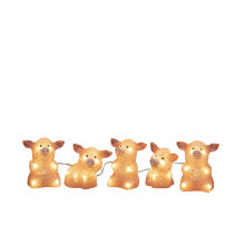 Ljusslinga Grisar LED Konstsmide